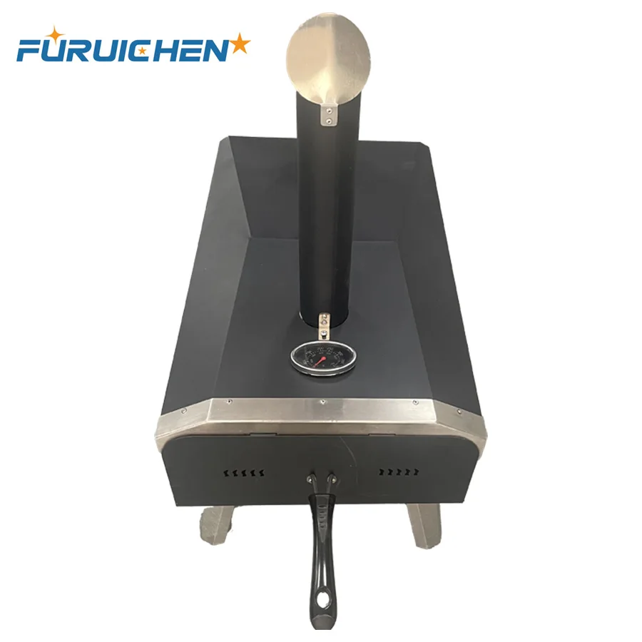 Furuichen Factory Price Pellet Charcoal BBQ Grills Pizza Oven For Outdoor Wood Fired Pizza Oven