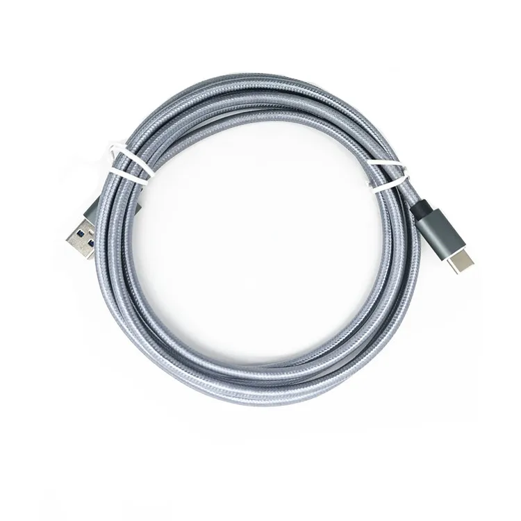 Dropshipping 1m/3m /5m usb type c 3.0 fast charging data transfer usb mobile phone laptop electronics charger cable