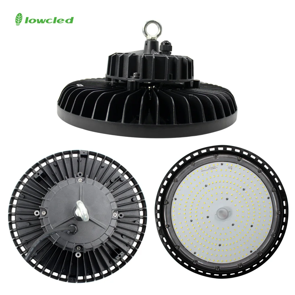 Industrial Housing Lens SMD 20000 30000 Lumen Metal Ip65 66 Fixture Linear Watt 250w 400w 100w 150w 200w ufo Led High Bay Light