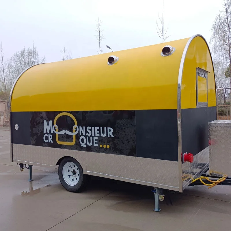 Полностью оборудованные мобильные пищевые трейлеры BBQ Airstream и винтажные для продажи мини-трейлеры пиццы кофе