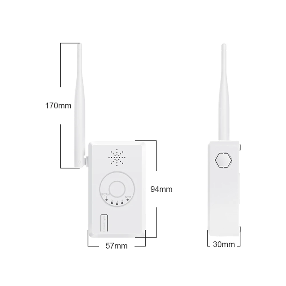 Techage Wifi IPC Router Repeater for Wifi Camera System Enhanced Transmission Distance WiFi Range Extender Mini Wireless