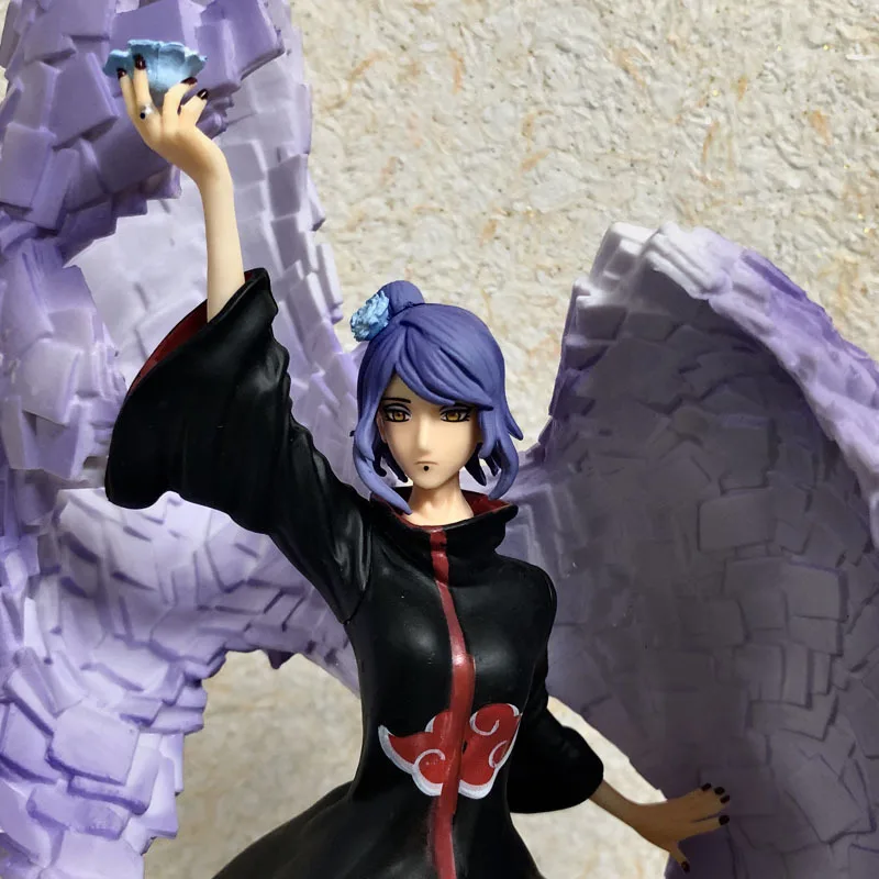Hot selling Anime Shippuden Akazuki Konan Action Figure 36cm PVC Model Toys Character Figurines