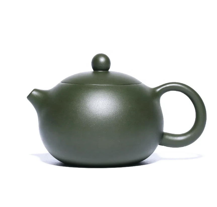 Christmas Hot Sale Authentic Purple Clay Xishi Teapot Purely Handmade Large Capacity Green Clay Xi Shi Teapot