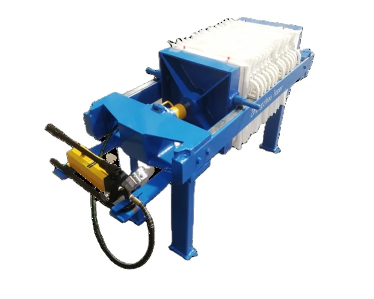 Low price small hand hydraulic compress plate press filter machine