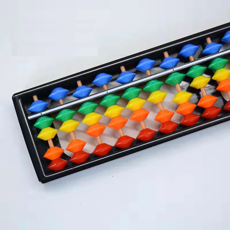kindergarten students plastic ABS rainbow beads Early Educational children Mathematics colorful abacus for