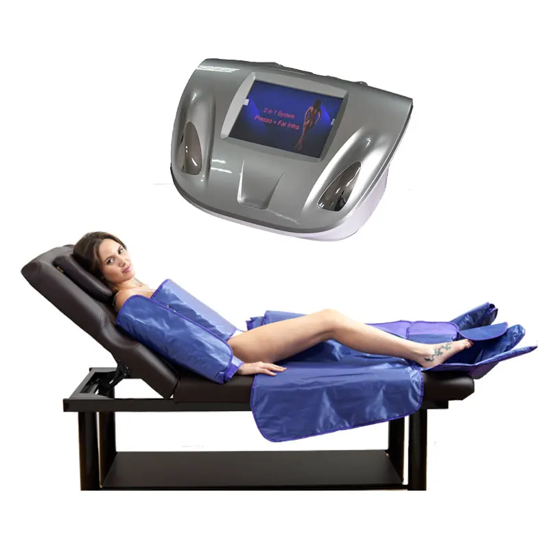 2022 new modle 2 In 1 Far Infrared pressotherapy machine lymphatic Slimming Beauty Home Equipment WS17
