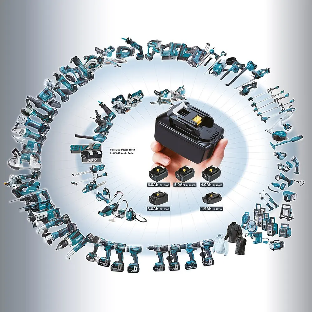 Литий-ионный аккумулятор для Makita сменная батарея BL1830 электроинструментов 18 В 3 Ач 4 5 6