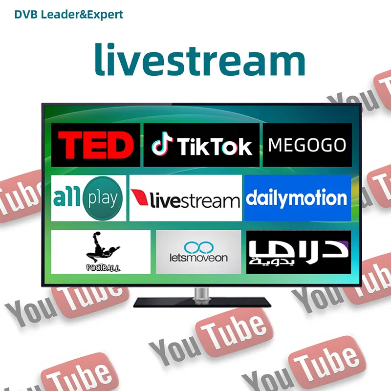 Cheapest Iptv Dvb S2 Fta Set Top Box Wifi Remote Control Tv 4k Hd Tv Sets Satellite Receiver Digital Set-top Box