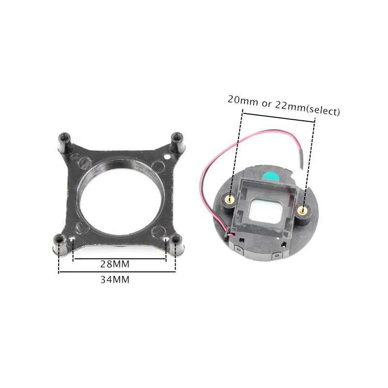 Factory Outlet 3MP IR CUT Filter CS Lens Mount Double Filter Switcher For CCTV IR Camera