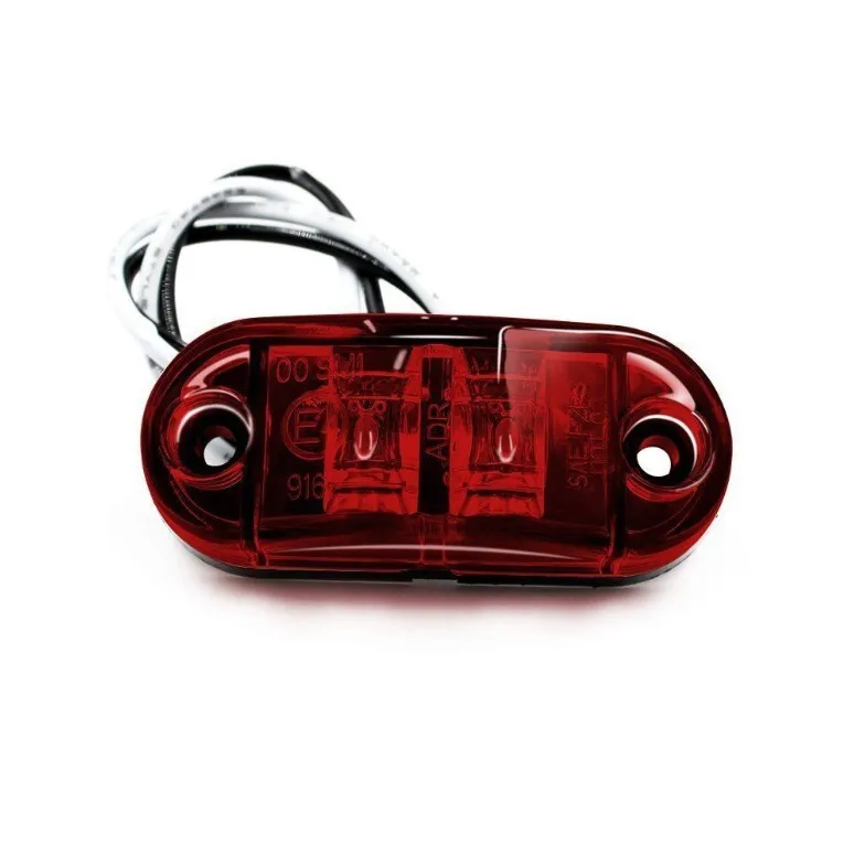 12-24V amber led side marker lights for trucks side clearance marker light clearance lamp 12V Red White for Trailer