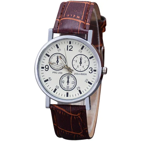 PUSHI JEWELRY High quality watch strap genuine leather top quality quartz watches pu leather watch bands quick delivery