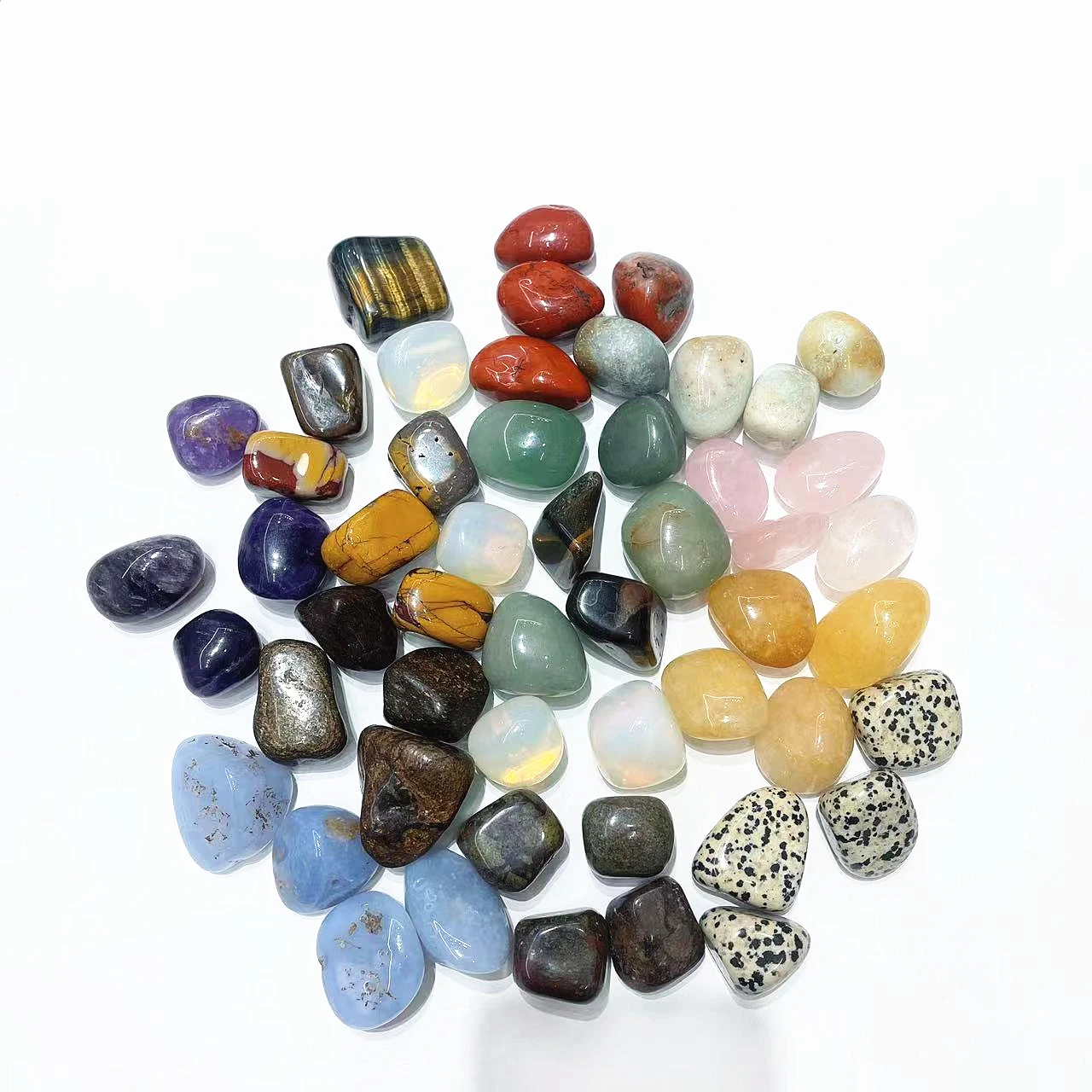 Mixed Healing Stone Polishing Bulk Crystals Chakra Stones Rose Quartz