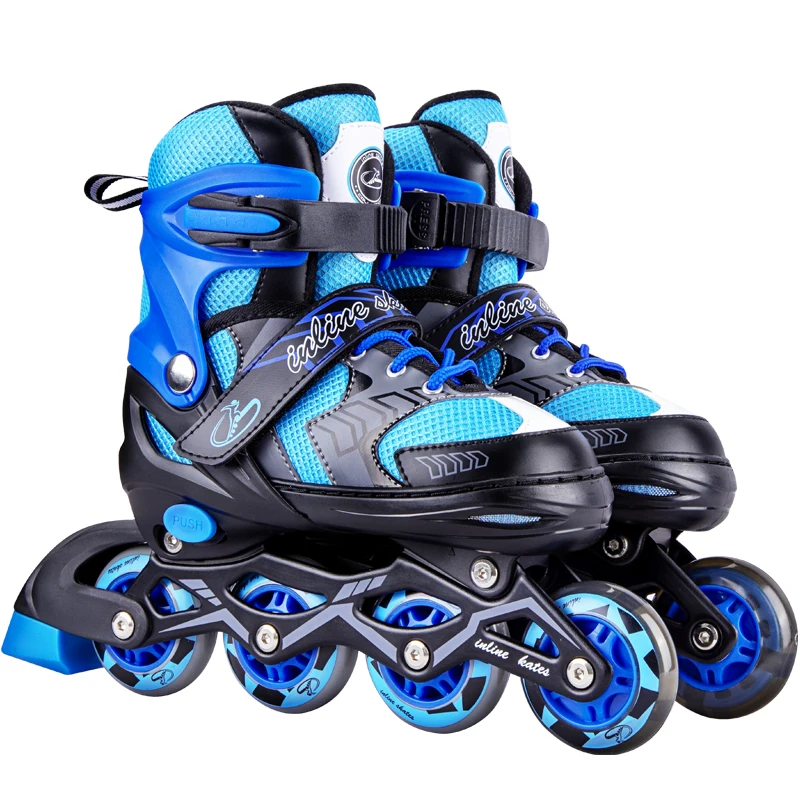 2020 PAPAISON new model kids roller inline skates PVC flashing wheels in stock