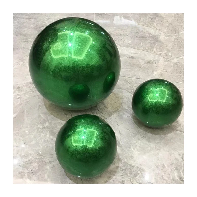 Aisi 304 316 Glossy Floating Globe Hollow Stainless Steel Sphere ss Decorative Hollow Ball