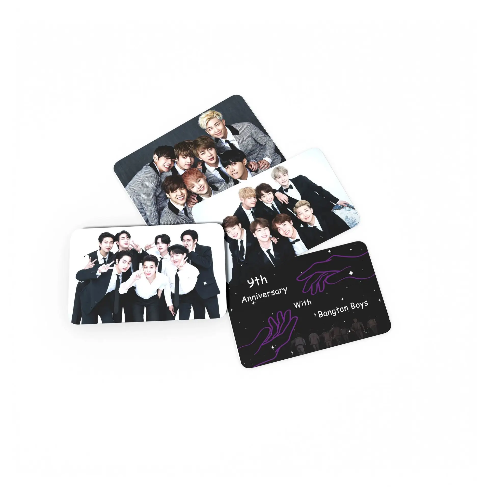 Wholesale Kpop Idol 9Pcs/Set Lomo Card Bangtan Boys 9 Anniversary Photo Card