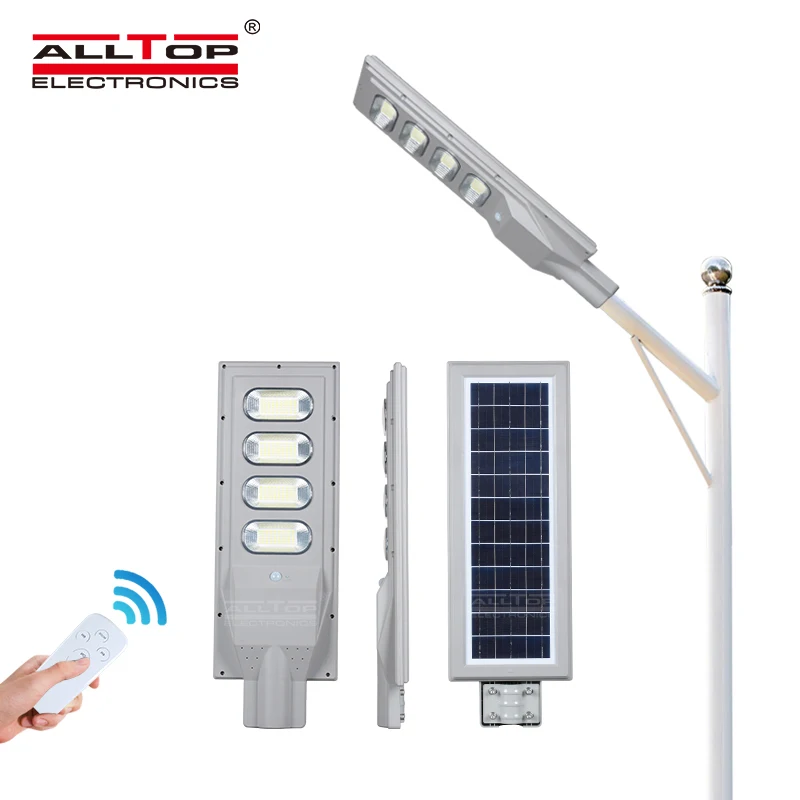 
ALLTOP High quality ABS outdoor waterproof IP65 30 60 90 120 150 watt integrated all in one solar led street light 