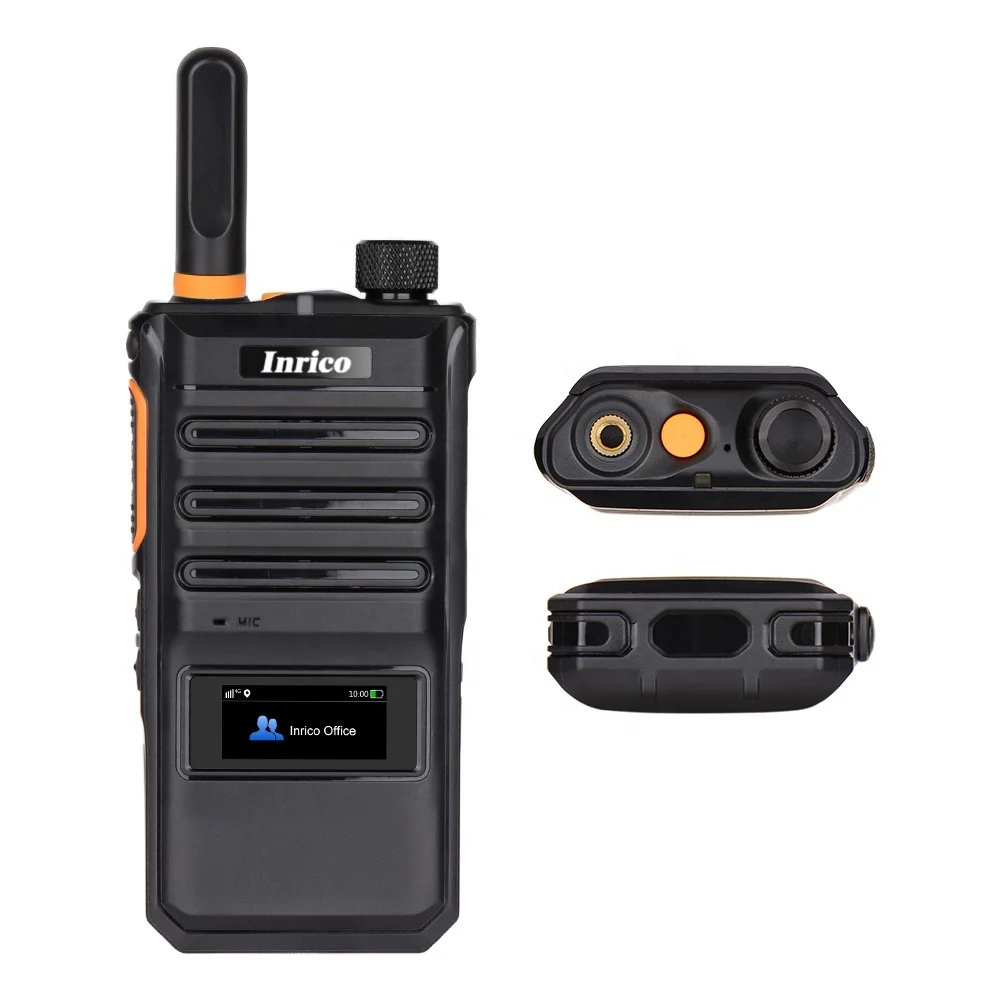 Inrico T620 4G Лидер продаж wcdma портативная Военная ptt сетевая рация с sim-картой и небольшим
