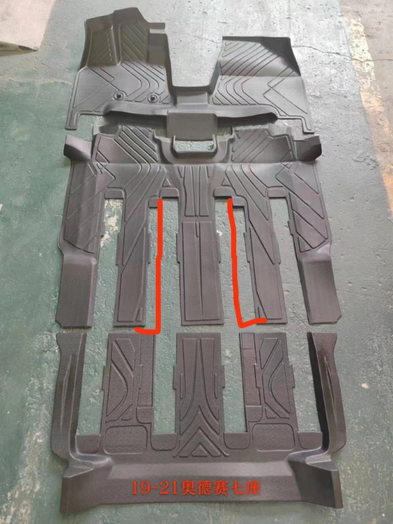 Factory custom car all-weather TPE seven-seat floor mat For  Honda Odyssey 2015-2023