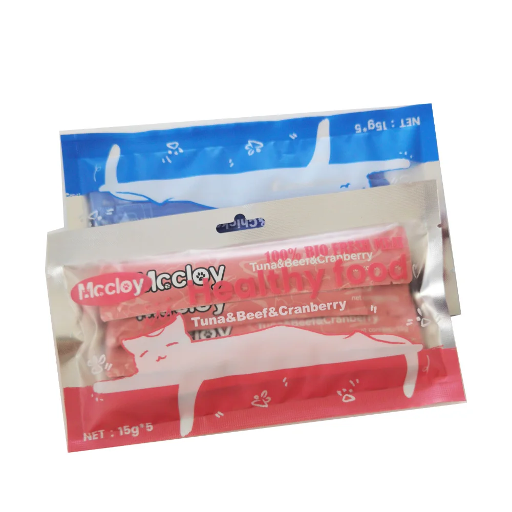 Хит продаж, влажный корм для кошек, лосось со вкусом курицы, готовый к употреблению, оптовая продажа, крем-закуски, кошачьи полоски