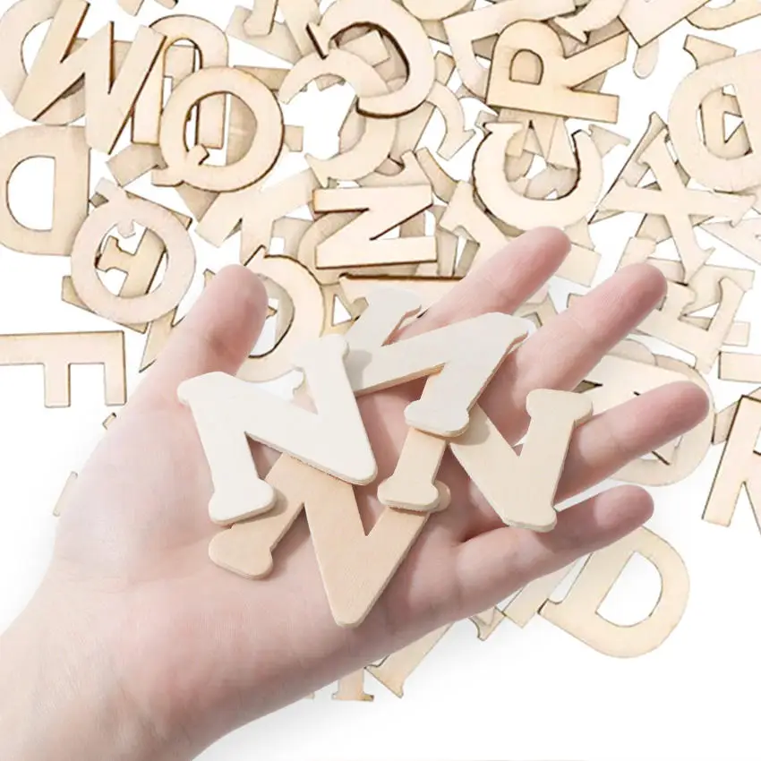 Eco-freindly Natural Round Blank Wood Discs Circle Wood Cutouts For Craft Supplies