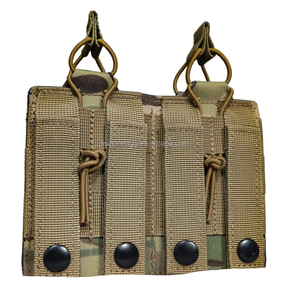 SPARK TAC Laser Cut Magazine Pouch Double Tactical Pack Camouflage Mag Pouch ,Multicam