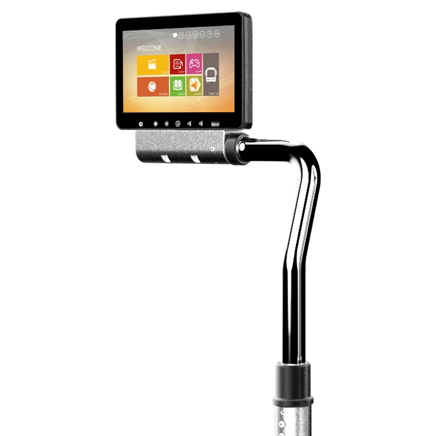 Customised Android 10 inch Multi function Tablet Touch Screen For bus first row seats with WiFi Bluetooth mobile USB charge