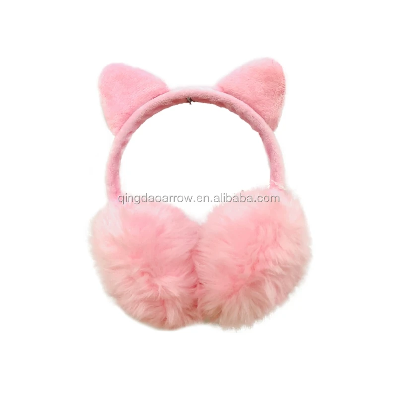Creative fox girls warmers plush winter windproof earmuff for kids Winter Earmuffs