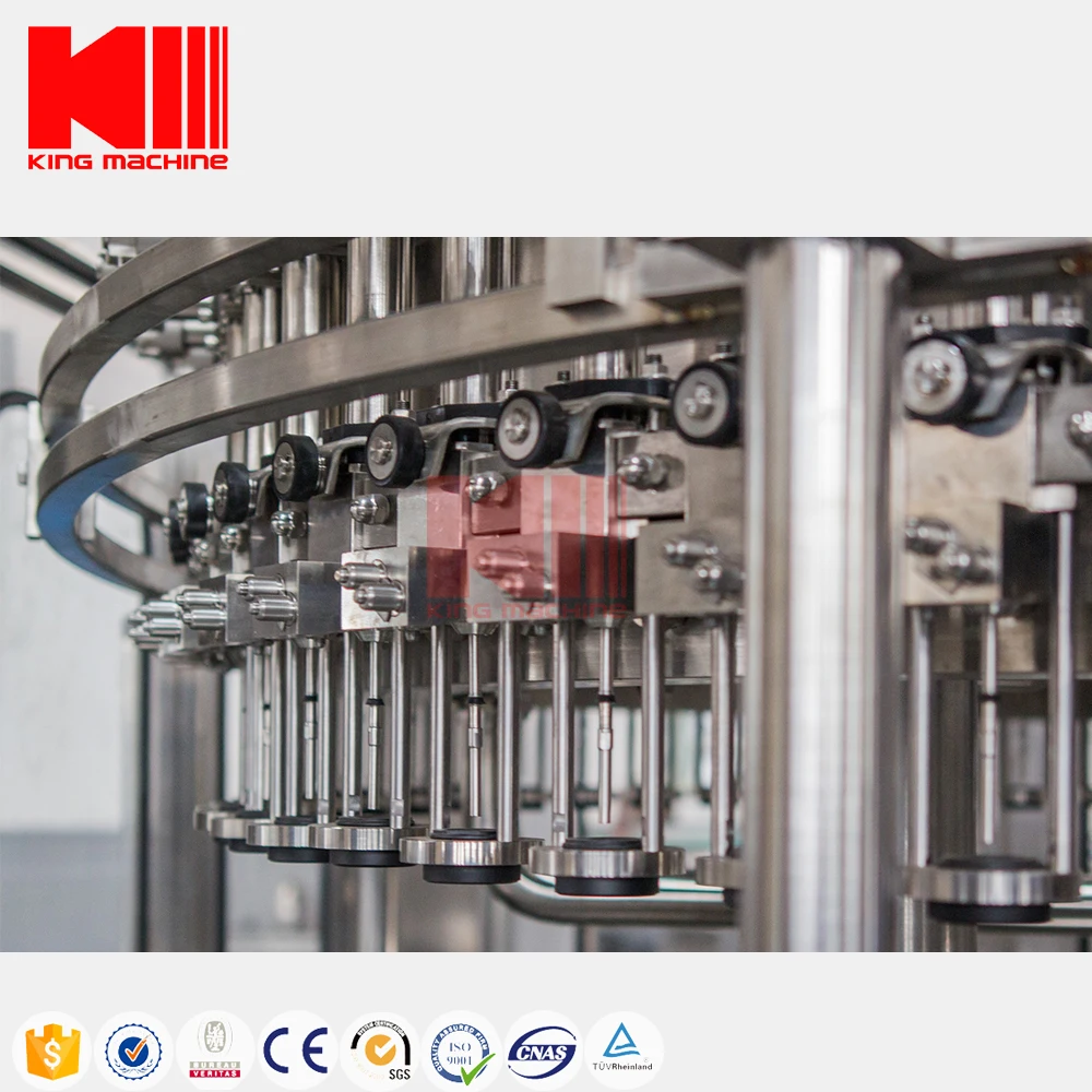 Manufacture High Rigidity Automatic High Speed Hot Fill Bottle Glass For Beverage Line