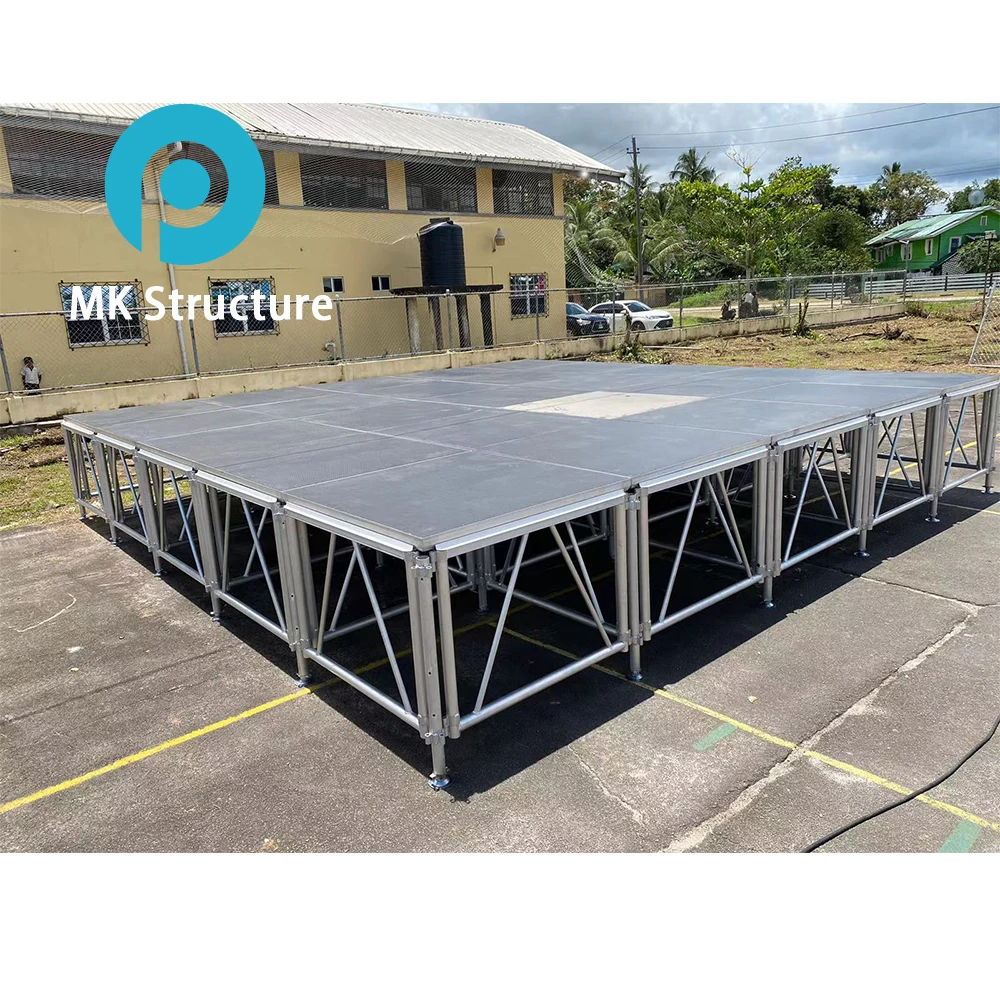 mobile stage outdoor assemble concert stage platform easy install assembly stage platform