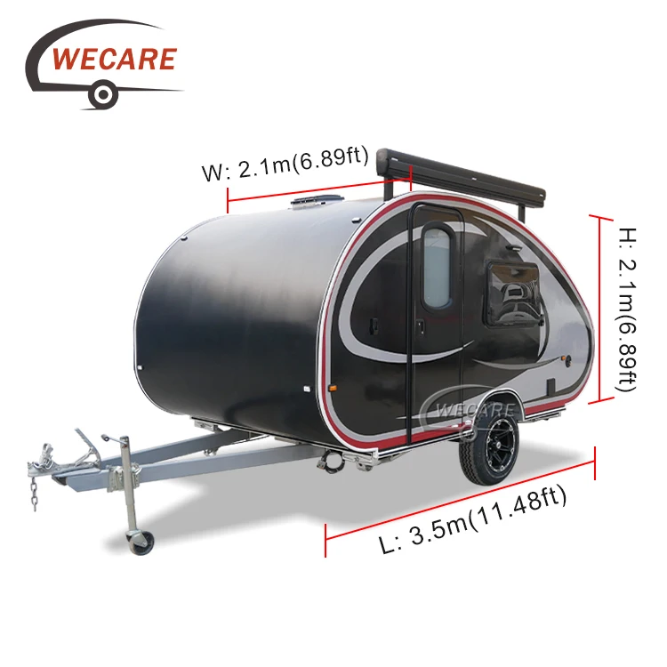 china motorhome caravan trailer manufacturers offroad caravan house camping travel trailer rv mini teardrop camper with bathroom