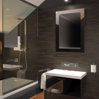 Professional  LED Infinity Mirror Antique Round Wall Mirrors Funky Bathroom Mirrors