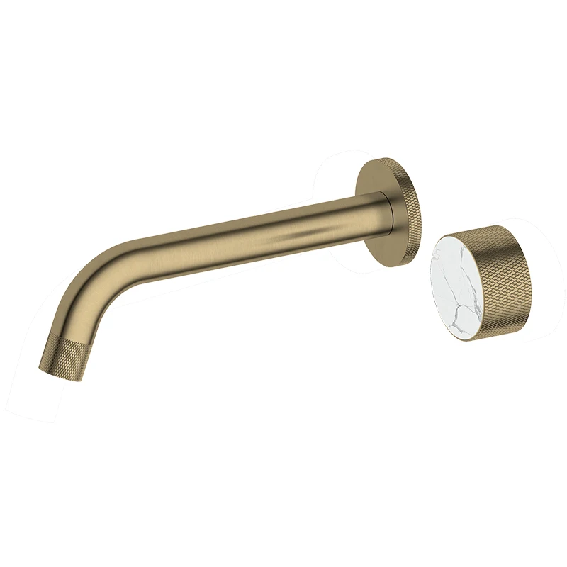 2020 hot sale brass hot and cold water mixer bathroom faucets golden basin tap wall mounted faucet basin