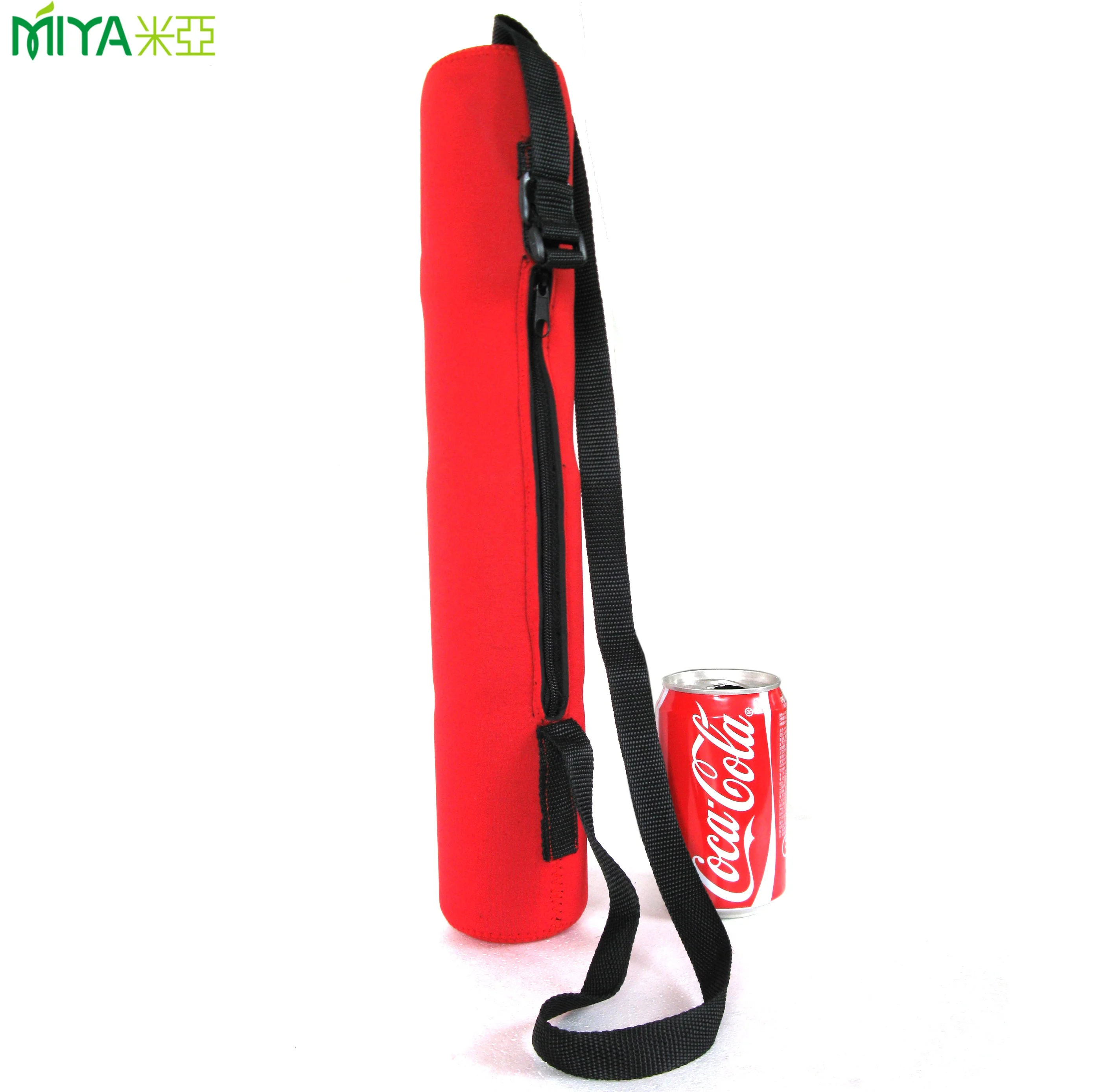 
Hot product neoprene can beer tube cooler bag with shoulder strap 