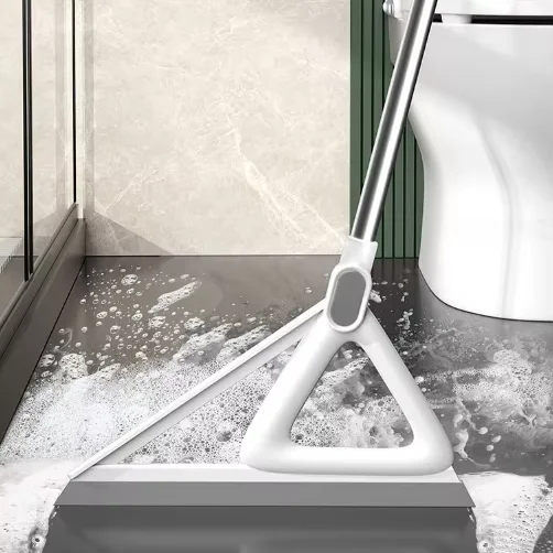 Multifunctional silicone wiper artifact home toilet and bathroom floor non-stick hairbrush magic broom scraper