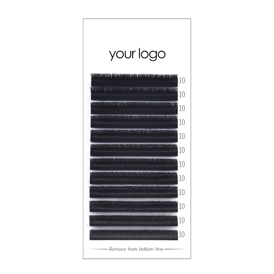 LasPlus Wholesale Single Easy To Graft mink Lashes individual 0.15 C CC D DD classic lash