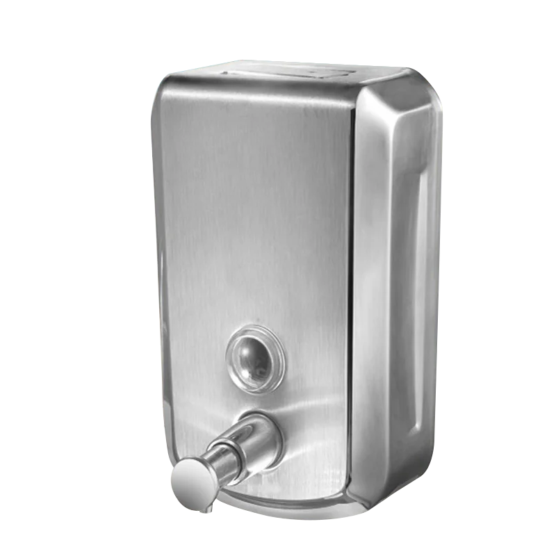 Anti-corrosion 304 Stainless Steel Liquid Manual Soap Dispenser 500ml container hotel toilet motel home sanitizer