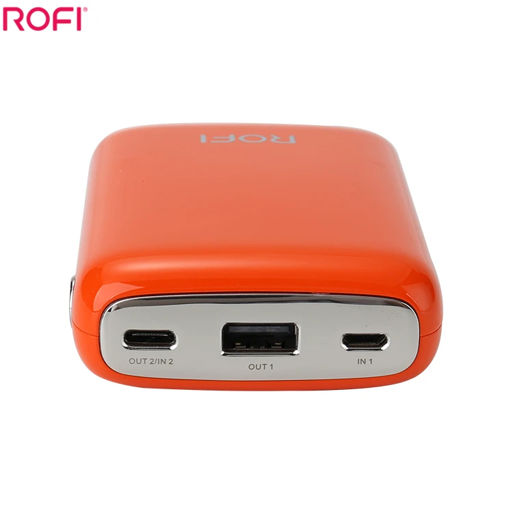 New Product Mini Power Bank Super Flat Small Portable Ultra Slim Mini Power Bank Charger 10000 Mah