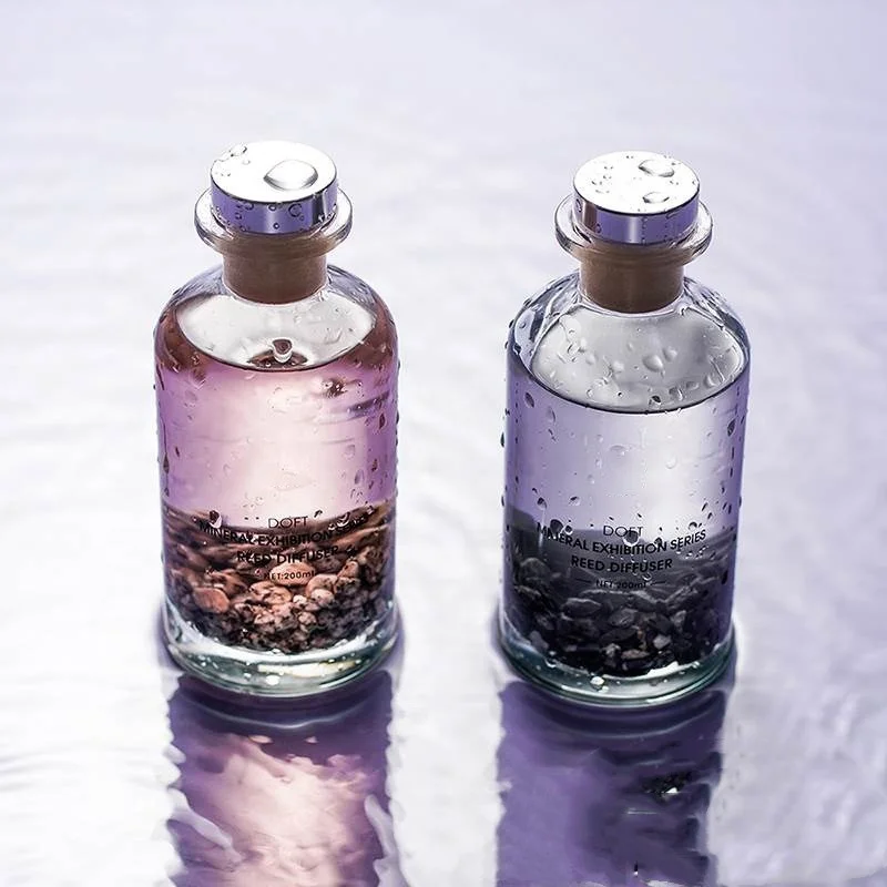 150ml modern rubber empty luxury aromatherapy perfume bottle cap essential oil reed diffuser glass bottle