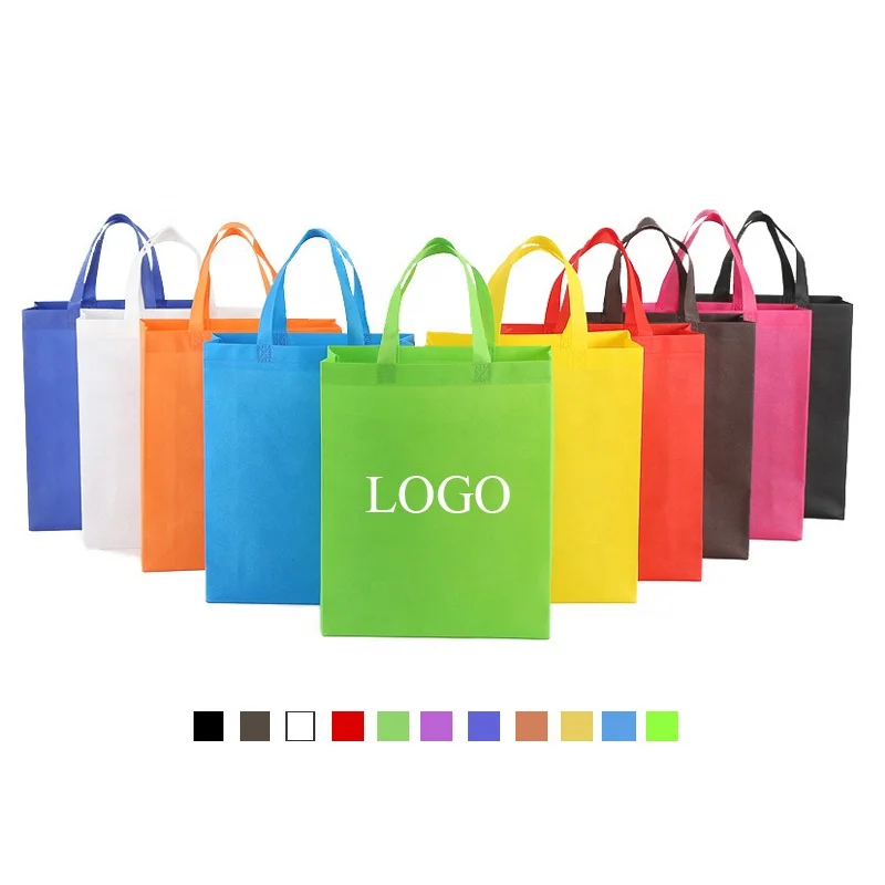 Многоразовая многоразовая ламинированная сумка-шоппер для продуктов, рекламная сумка для покупок, Экологичная полипропиленовая сумка из нетканого полипропилена