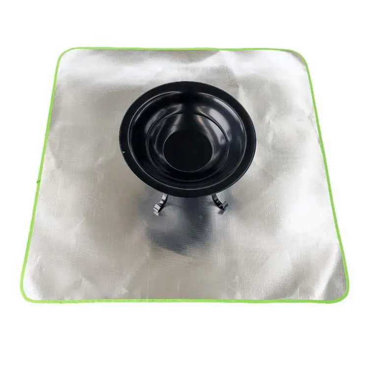 Silicone Coated Home BBQ Camping Use Fireproof Fire Pit Ember Mat fire pit mat for deck Grill Mat