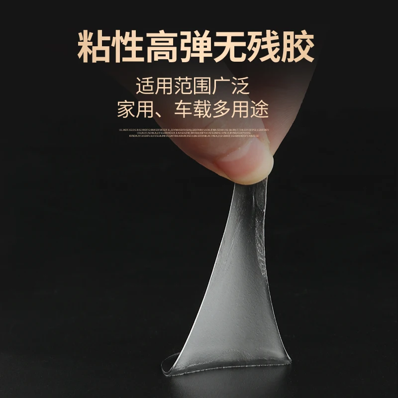 Round 20mm Gel Pads Anti-Slip Silicone Rubber Double Sided Tape Adhesive Pads Clear