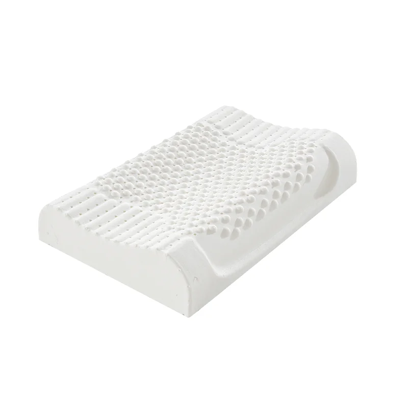 Bedroom 100 natural latex neck pillow with OEM package is available