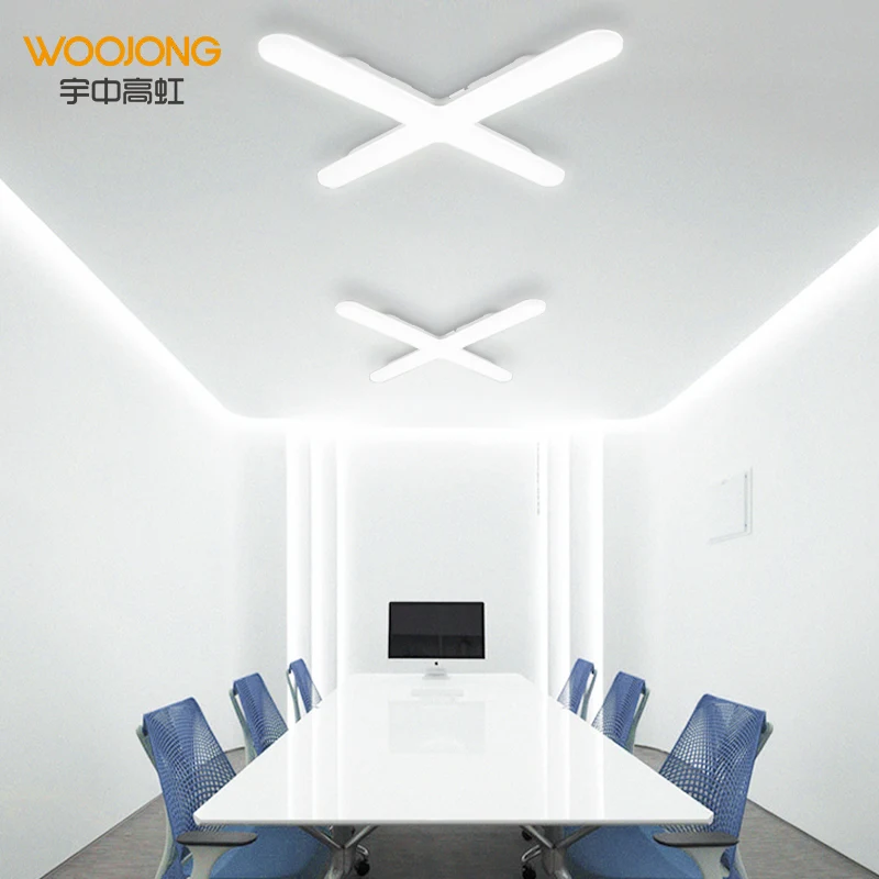 Бренд WOOJONG экономичный 50 Вт 3000K-6500K AC220-240V поверхностный светодиодный перекрестный светильник.