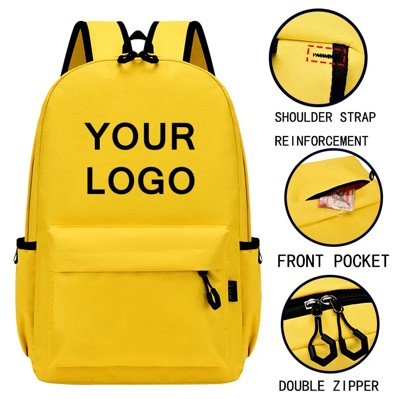 BEYOND High School Custom Design 600D Waterproof School Backpack Casual Oxford Fabric Book School Bag for Students Girls Kids