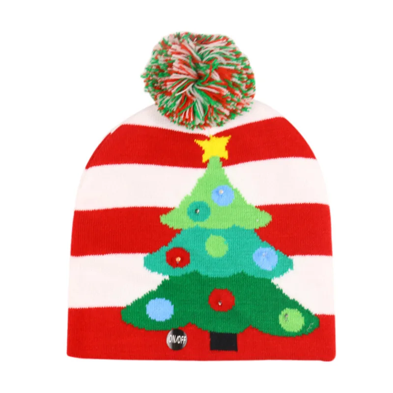 2025 Cute Christmas Antler Red Plush Hat for Women Winter Warm and Thick Ear Protection Furry Woolen Hat for Adults for Party