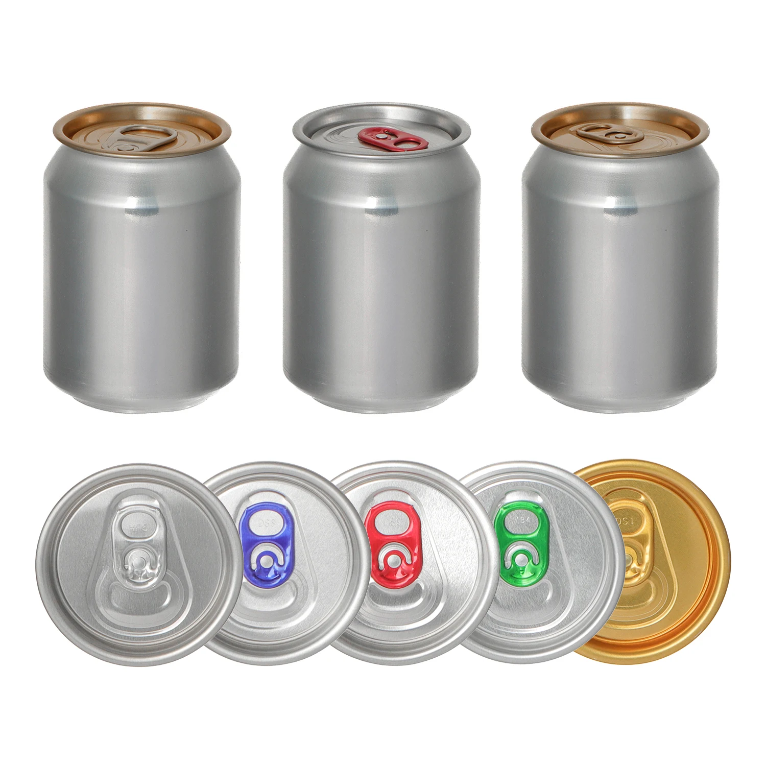 Eoe Poe 63Mm Easy Peel Off Tear Foil Aluminum Lid Cap Cover For Carbonated Beverage Soft Drink Aluminium Pop Cans