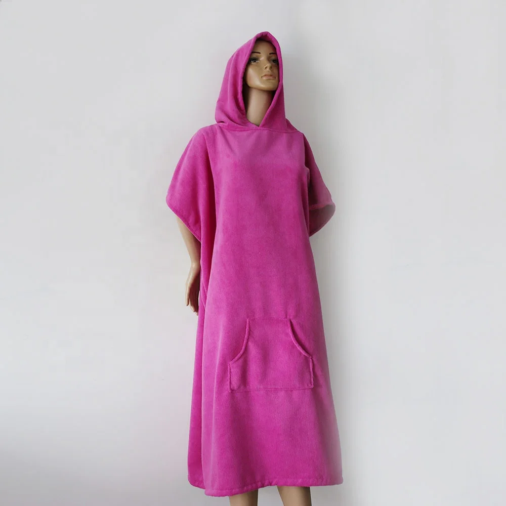
Promotion Microfiber Hooded Custom Surf Poncho Towel 