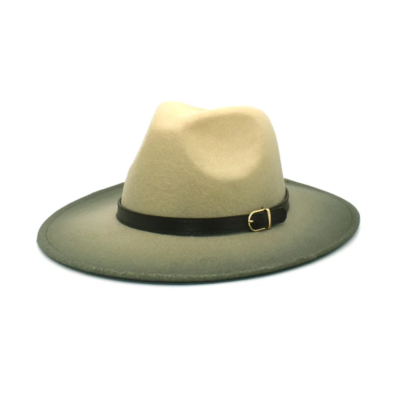 Fedora Hat For Women Men Unisex For Church Jazz Cap INS Classical Outdoor Cowboys Wool Felt Holiday Hat
