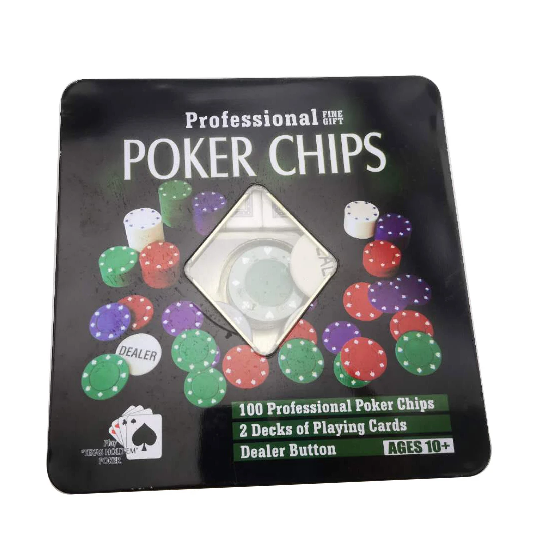 Poker Chip Set  Portable and Durable with Rich Assortment of Chips for Tabletop Games