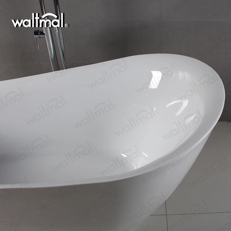 Waltmal Free Stand freestanding cast iron bath tub/ Metallic skirted bathtub/ metal bathtub  WTM-02565